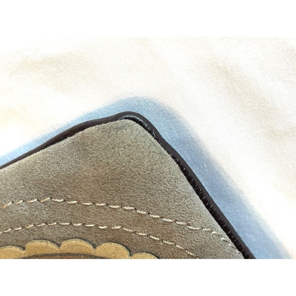 CHALA SAFARI COLLECTION OWL BIRD DOUBLE POCKET CELL PHONE CROSSBODY BAG-Brown - Picture 8 of 13